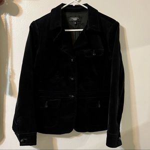 Talbots velvet blazer size 10P